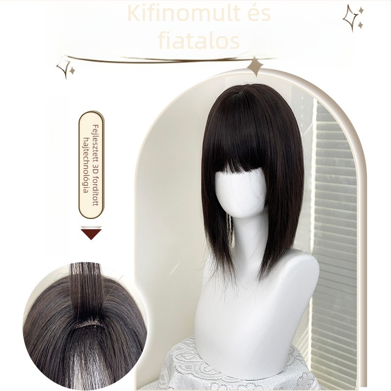 Wig pj001 | magas hőmérsékletű szálakból | egyenes haj | mechanikus feldolgozás | nem alkalmas forró festésre
