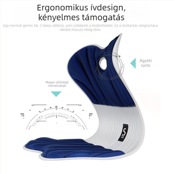 Sifeiqi irodai testtartás párnája memóriahab töltéssel, poliészter huzattal, japán stílus, integrált csípő- és deréktámasz