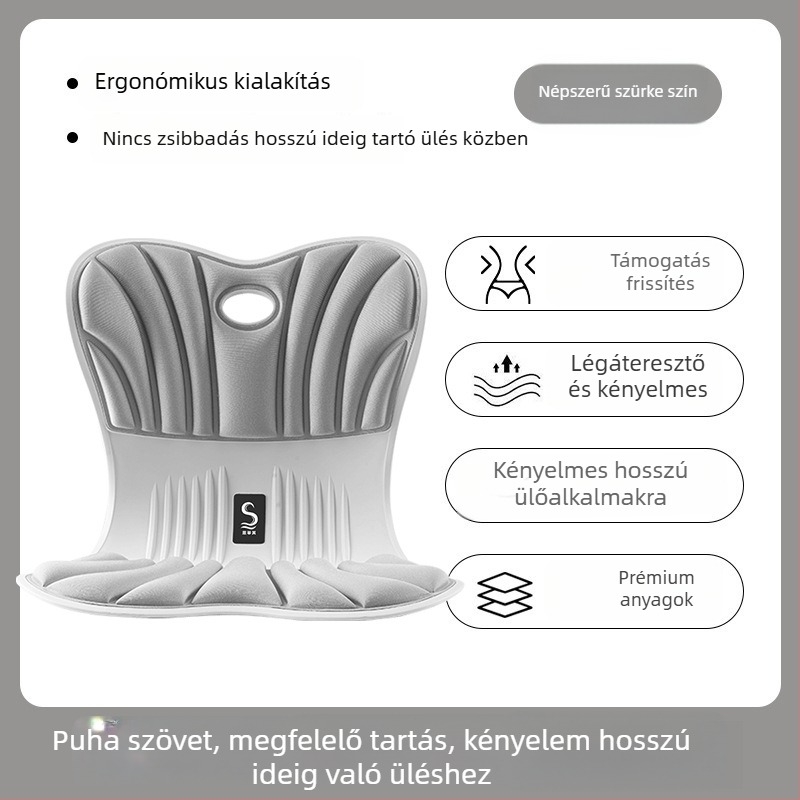 Sifeiqi irodai testtartás párnája memóriahab töltéssel, poliészter huzattal, japán stílus, integrált csípő- és deréktámasz