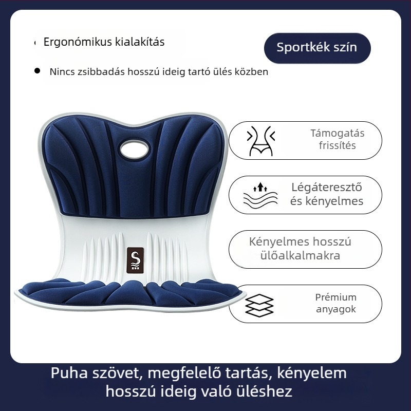 Sifeiqi irodai testtartás párnája memóriahab töltéssel, poliészter huzattal, japán stílus, integrált csípő- és deréktámasz