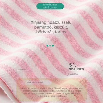 Gyerekeknek szánt vastagított termál pamut felső — félmagas gallér, 95% pamut, uniszex, 3–8 évesek