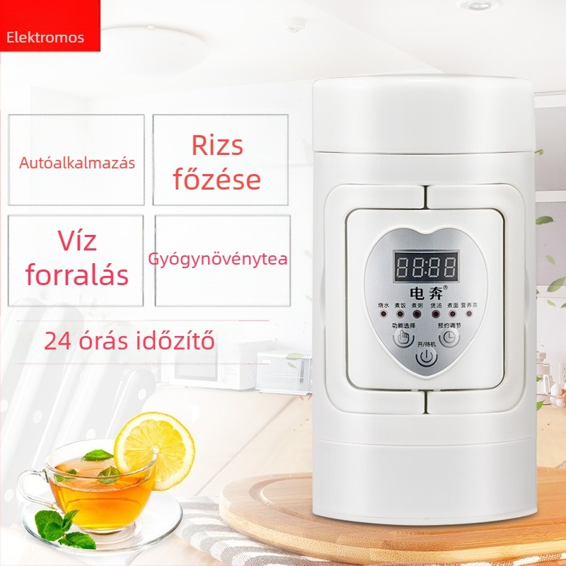 GP-300D Autóba szerelhető mini elektromos teáskanna, 304 rozsdamentes acél, testreszabható feldolgozás, teljesítmény 110