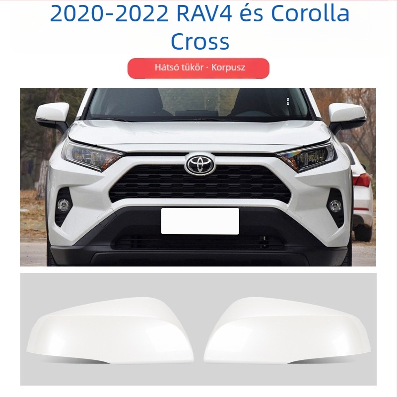 Visszapillantó tükörház fényjelzővel és lencse keretével 2020-2022 Toyota RAV4-hez