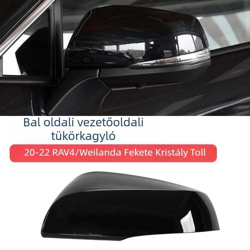 Visszapillantó tükörház fényjelzővel és lencse keretével 2020-2022 Toyota RAV4-hez