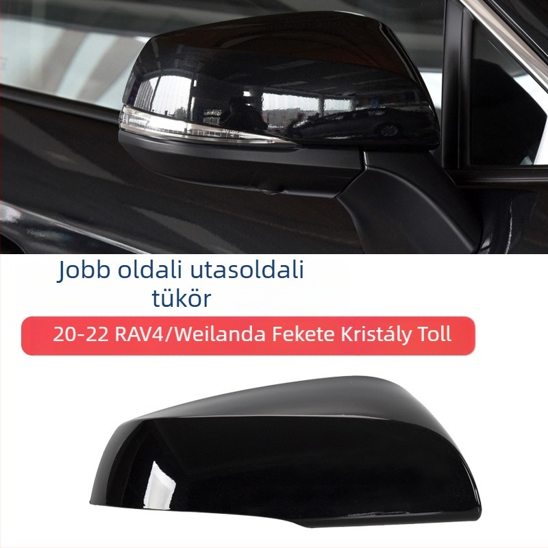 Visszapillantó tükörház fényjelzővel és lencse keretével 2020-2022 Toyota RAV4-hez