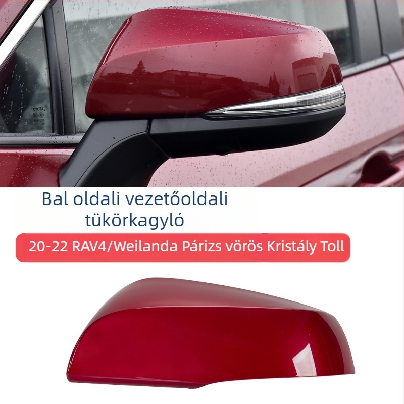 Visszapillantó tükörház fényjelzővel és lencse keretével 2020-2022 Toyota RAV4-hez