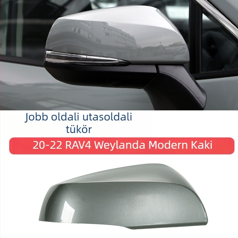 Visszapillantó tükörház fényjelzővel és lencse keretével 2020-2022 Toyota RAV4-hez