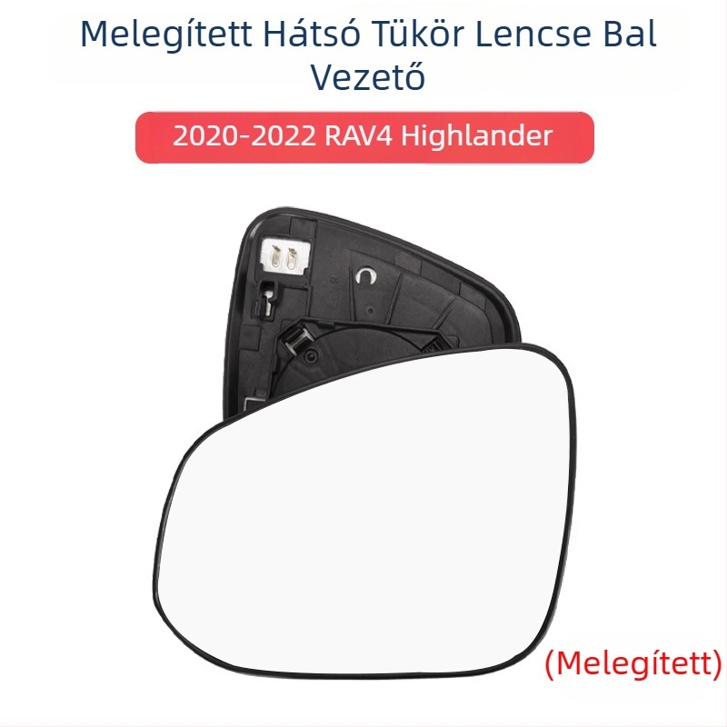 Visszapillantó tükörház fényjelzővel és lencse keretével 2020-2022 Toyota RAV4-hez