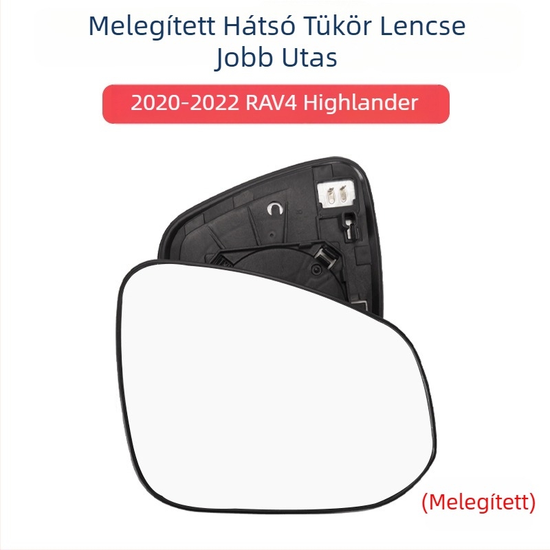 Visszapillantó tükörház fényjelzővel és lencse keretével 2020-2022 Toyota RAV4-hez