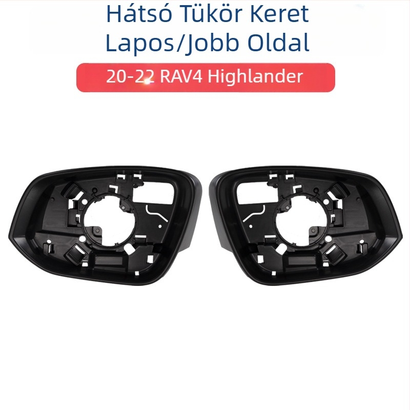 Visszapillantó tükörház fényjelzővel és lencse keretével 2020-2022 Toyota RAV4-hez
