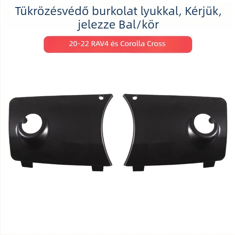 Visszapillantó tükörház fényjelzővel és lencse keretével 2020-2022 Toyota RAV4-hez