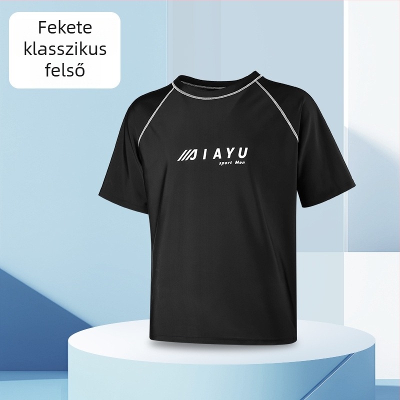 Férfi úszónemű nadrág – kettős réteg, gyorsan száradó, mintázat, külső poliészter (86% akril szálak), bélés poliészter (80% akril szálak)