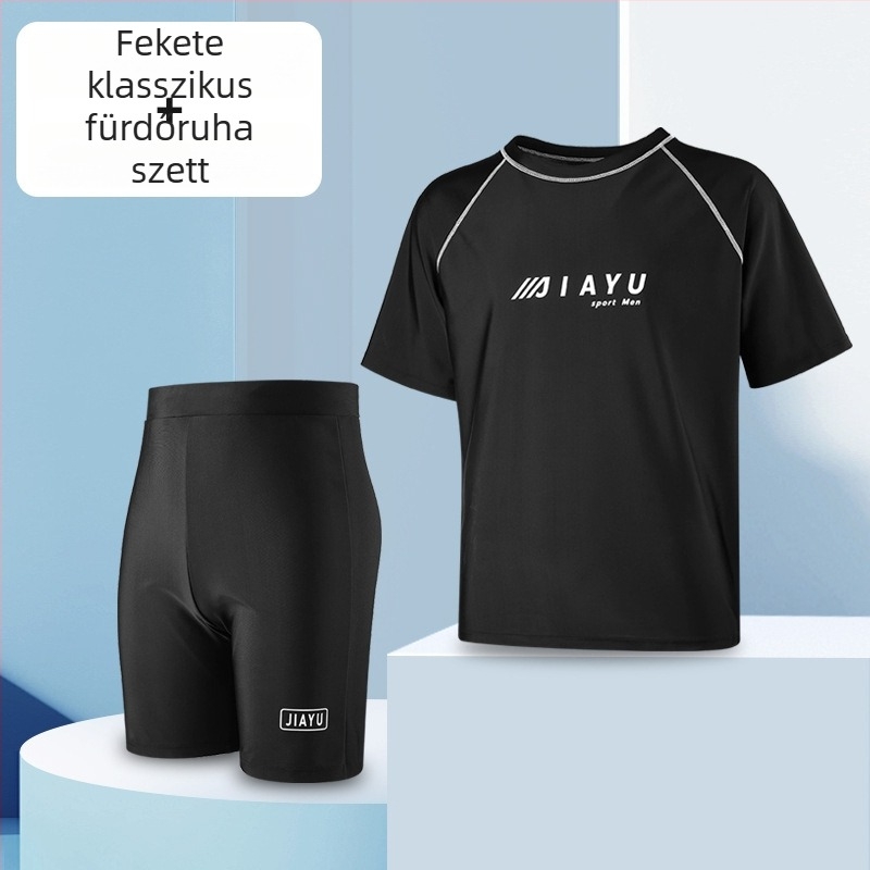 Férfi úszónemű nadrág – kettős réteg, gyorsan száradó, mintázat, külső poliészter (86% akril szálak), bélés poliészter (80% akril szálak)