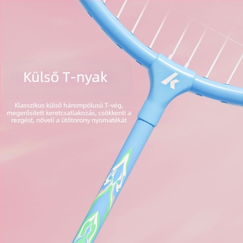 Badmintonütő Kawasaki X700 — vasötvözetből készült váz, rostszálas húzóanyag, 95–100 g, G3 fogó