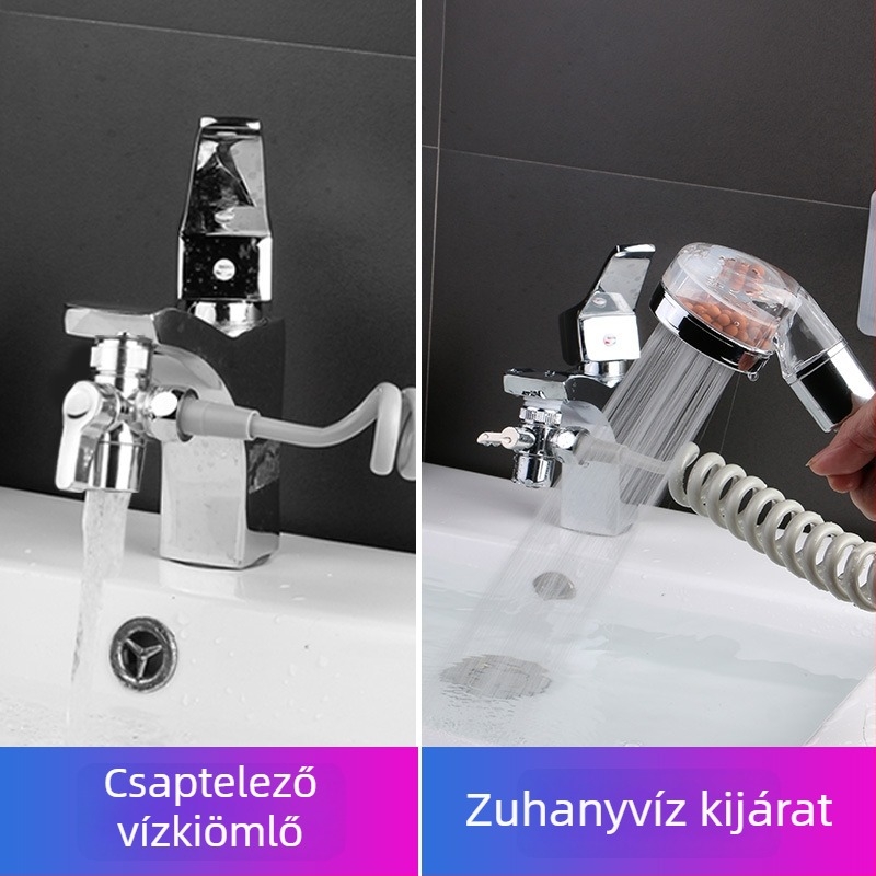 Víz elosztó szelep a csaphoz, hordozható műanyag YC-004 modell, kézi szerelés