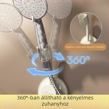 Fúrás nélküli zuhanytartó, falra szerelhető, univerzális és állítható, modell Hszhijia, modern minimalista stílus