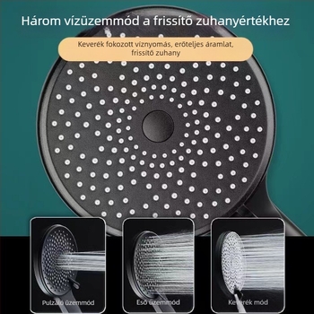 Hordozható zuhanyfej — Eső funkció, ABS anyag, Modell Gipsophila Shower, Modern dizájn