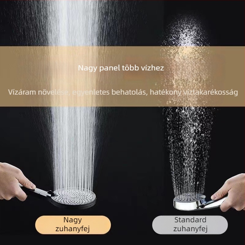 Hordozható zuhanyfej — Eső funkció, ABS anyag, Modell Gipsophila Shower, Modern dizájn