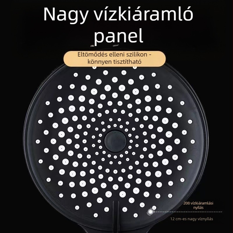 Hordozható zuhanyfej — Eső funkció, ABS anyag, Modell Gipsophila Shower, Modern dizájn