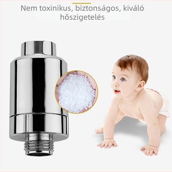 Zuhanyvízszűrő ABS • Hordozható • Forgó szerelés • Eső funkció • Működési hőmérséklet 0–100°C
