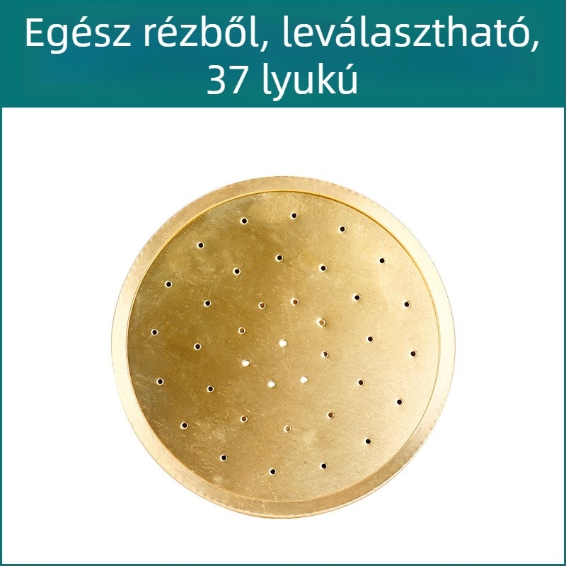 Zuhanyfej, kézben tartható, európai stílusú antik, eső funkció, menetes csatlakozás, fém kivitel