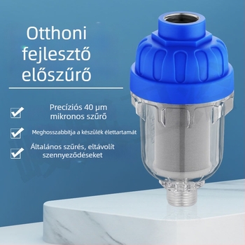 Háztartási elektromos vízmelegítő előszűrő (ABS műanyag; modern és minimalist stílus; alkalmas csapra, mosógépre és zuhanyra)