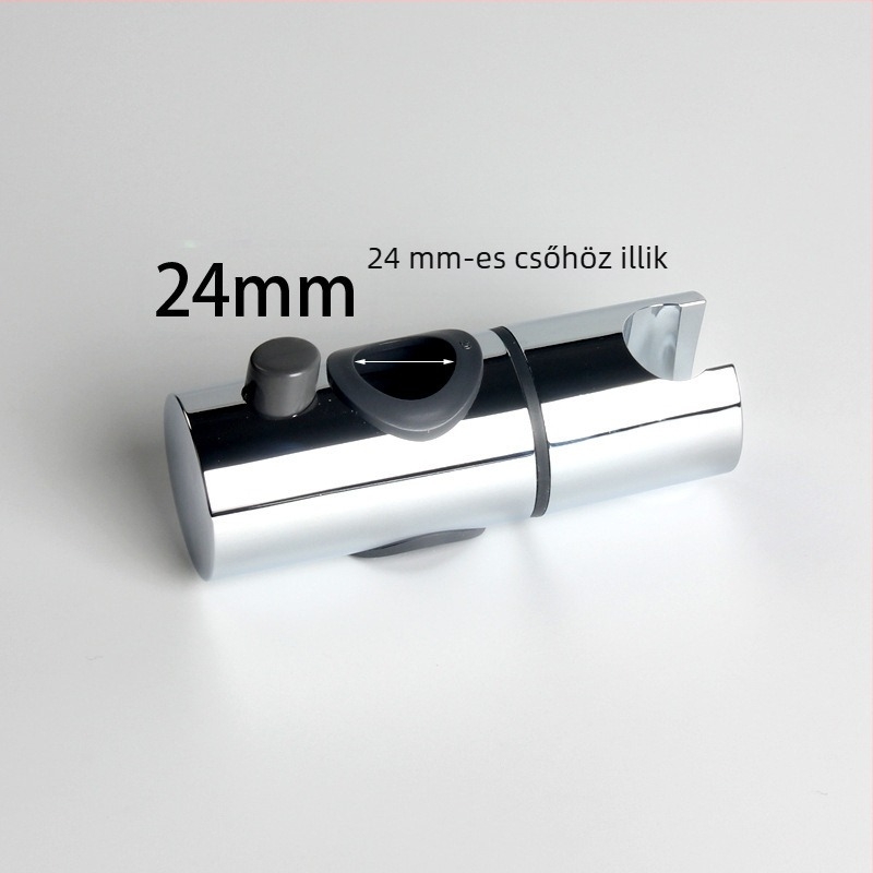 ABS anyagú zuhany polc, elektroplating eljárással, kézi szerelés, működési hőmérséklet 0–100 °C, névleges nyomás 1,6 MPa