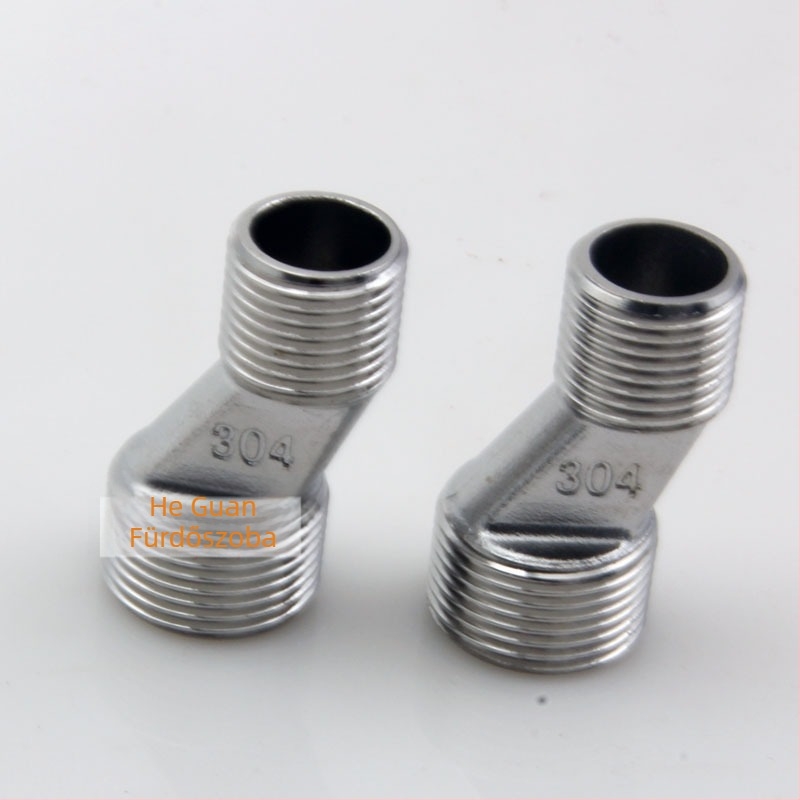 Zuhanycsaptelek kiegészítői, rozsdamentes acél, görbült lábak, görbült szög, hosszabbítás, testreszabható