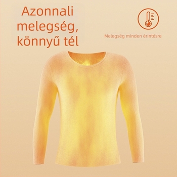 Melegítő gyapjú mellény fleece béléssel, extrán vastag, kétszeres réteg, kapucnival, kerek nyakú, hordható alaprétegként vagy külső ruházatként