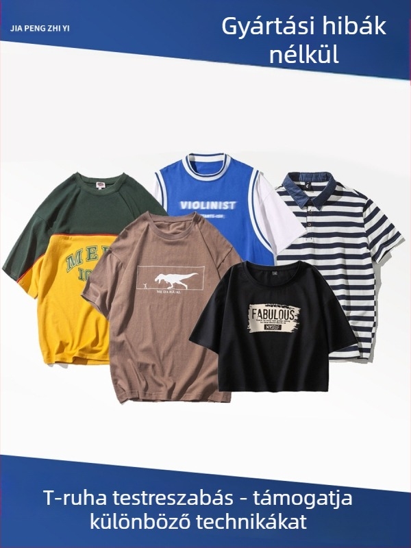Kötött T-shirt – OEM kis szériás gyártás mintaellenőrzéssel férfiak és nők számára magas minőségű ruházathoz