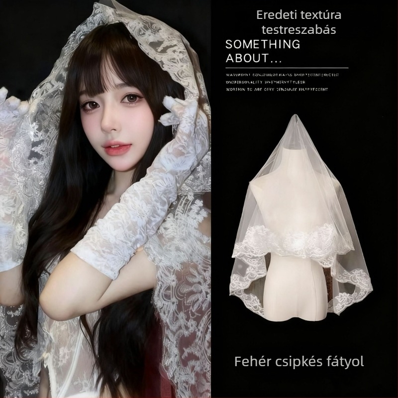 Fejfedő – textil, virágos forma, sál-stílus, nišés női dizájn