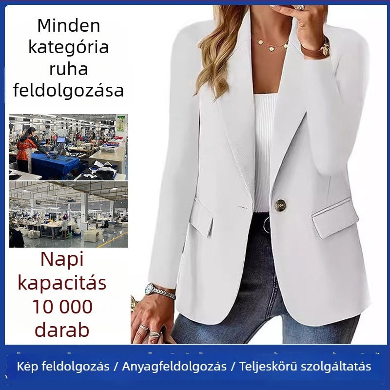 Külső ruházat feldolgozása — turnkey OEM, 3 napos mintavétel, 3000 darab/nap kapacitás, gyapjú kötött anyag