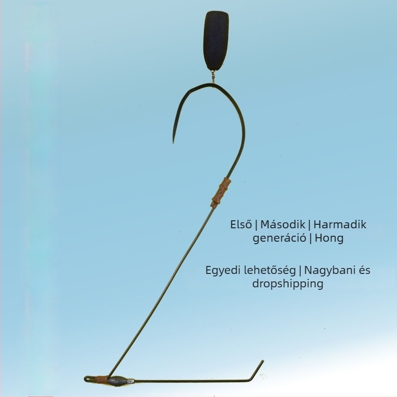 Horgászhorog – barb nélküli, egyes horog, téli horgászatra