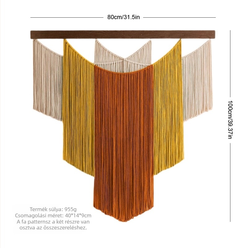 Fali szőttes – 100% pamut, egyszínű minta, skandináv stílus