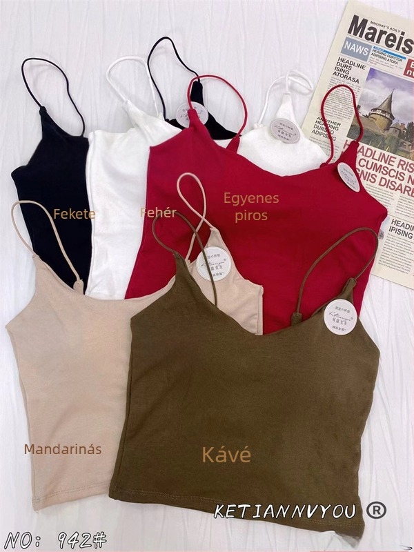 Pamut pántnélküli, hát nélküli melltartó mély V-vel, 3/4 kosár, vékony formázott kosár, lélegző