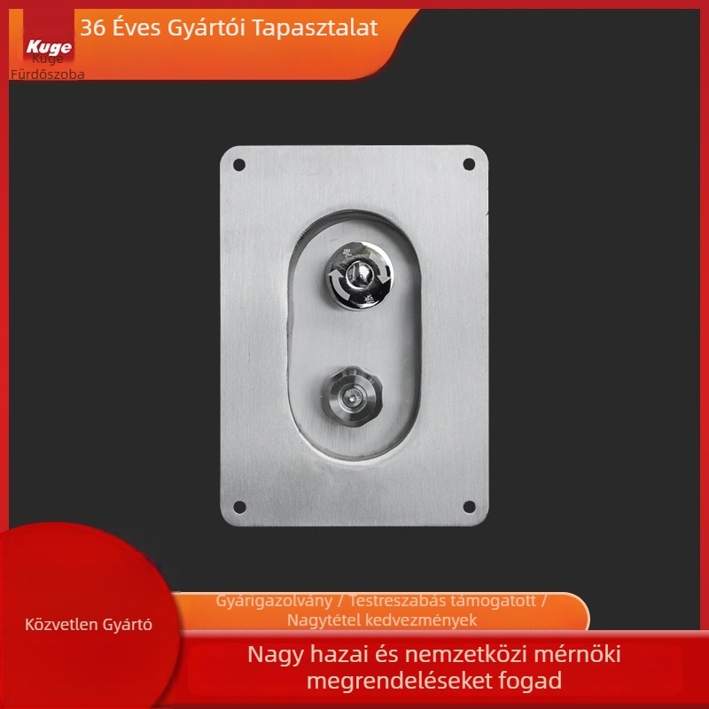 304 rozsdamentes acél zuhanykészlet, eső funkció, rejtett kapcsoló, modell Seeing the Shower Head, CE ENC1905165GZ18