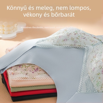 Női fűtőszálas termosz vest, varrat nélküli, kerek nyakú pulóver, deréktámasz és testformázás, vastagság 251–300 g/m2