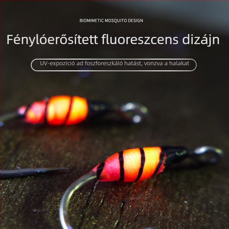 Barbless legyes horog a Little qijia fly márkától – folyóvízi, tavak és patakok horgászatához