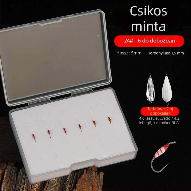 Barbless legyes horog a Little qijia fly márkától – folyóvízi, tavak és patakok horgászatához