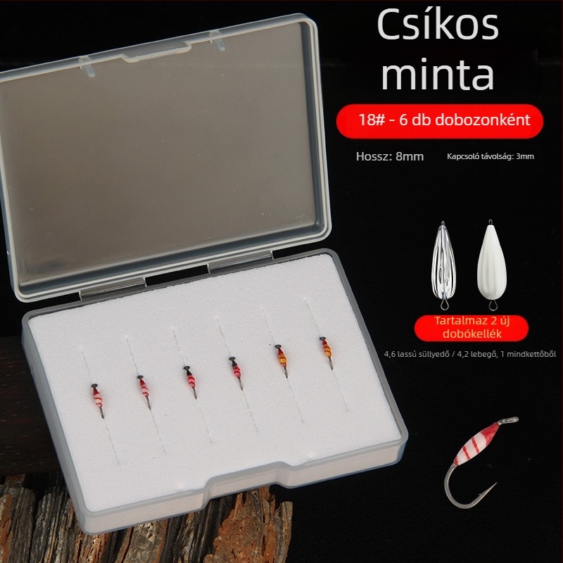 Barbless legyes horog a Little qijia fly márkától – folyóvízi, tavak és patakok horgászatához