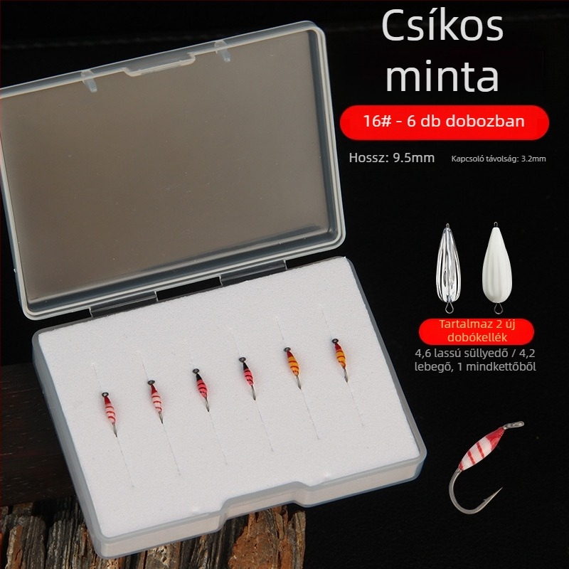 Barbless legyes horog a Little qijia fly márkától – folyóvízi, tavak és patakok horgászatához