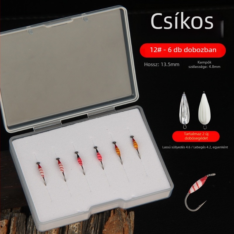Barbless legyes horog a Little qijia fly márkától – folyóvízi, tavak és patakok horgászatához