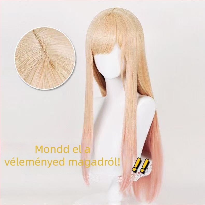 Cosplay Lolita paróka DM-4535, magas hőmérsékletű rost, mechanikus feldolgozás