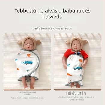 Kisbaba alvózsák kettős csomagolással | 100% pamut | Súly kevesebb, mint 500 g | Márka Soft Yun | Rajzfilm stílus