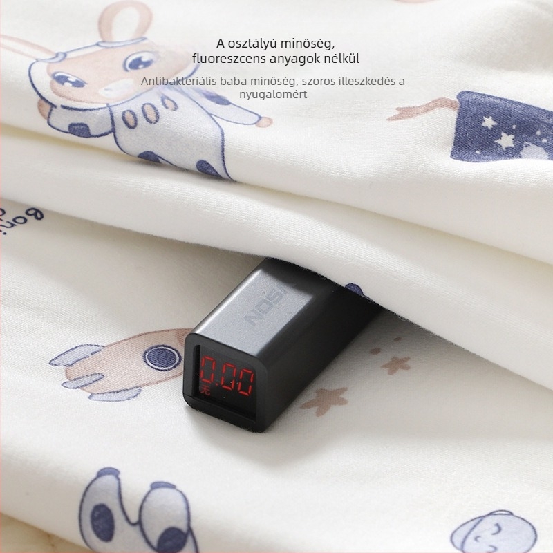 Kisbaba alvózsák kettős csomagolással | 100% pamut | Súly kevesebb, mint 500 g | Márka Soft Yun | Rajzfilm stílus
