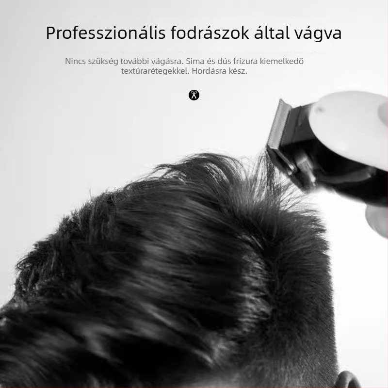 Férfi rövid paróka, koronához illeszkedő póthajtás, természetes, észrevehetetlen megjelenés, vékony valódi hajból
