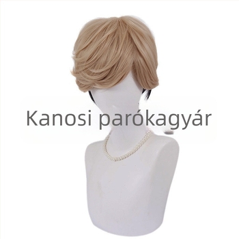 Carnoth Wu Shangyu cosplay paróka, magas hőmérsékletű vezeték, festhető