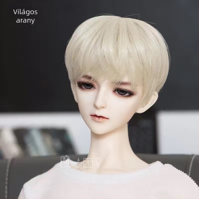 Exotikus stílusú BJD baba paróka nőknek, hőálló szálak, hosszú frufruval