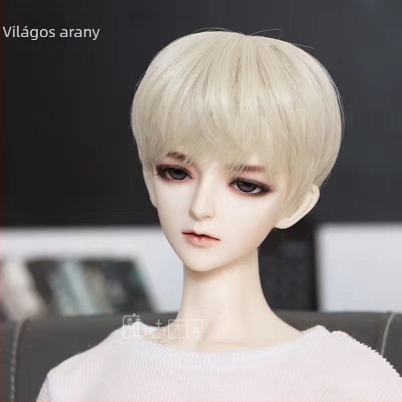 Exotikus stílusú BJD baba paróka nőknek, hőálló szálak, hosszú frufruval