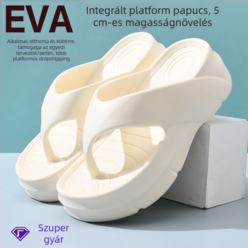 Női EVA papucs, herringbone mintával, szabadidős stílus, EVA talp